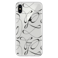 Odolné silikónové puzdro iSaprio - Fancy - black - iPhone X