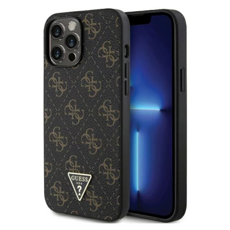 Kryt Guess GUHCP13XPG4GPK iPhone 13 Pro Max 6.7" black hardcase 4G Triangle Metal Logo (GUHCP13X