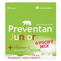 PREVENTAN Junior ovocný mix 90 tabliet