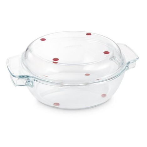 Okrúhly pekáč s poklopom GrandCHEF 32 cm, sklenený