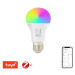 IMMAX NEO Smart žiarovka LED E27 11W RGB+CCT farebná a biela, stmievateľná, Zigbee 3.0