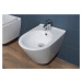 Cersanit City Oval, závesný bidet 52x37cm, biela, K35-043