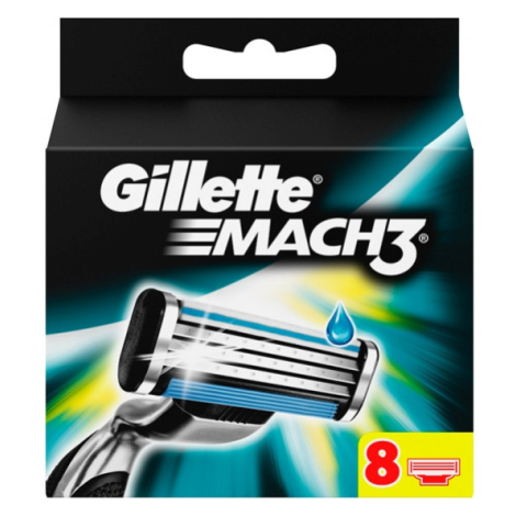 Gillette Mach3 náhradné čepielky 8ks