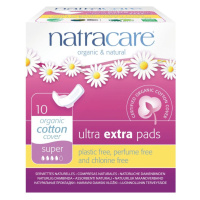 NATRACARE Menstruačné vložky Ultra Extra SUPER s krídelkami 10 ks