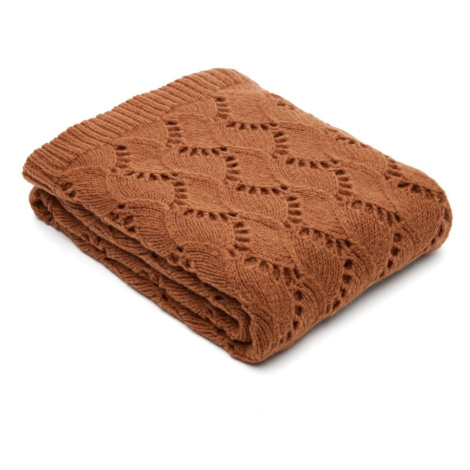 Pletená deka z vlny a zmesi vlákien 130x170 cm Mesias – Kave Home