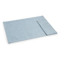 Textilné prestieranie s vreckom na príbor FLAIR LOUNGE, 45 x 32 cm, modrá