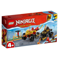LEGO NINJAGO KAI A RAS V SUBOJI AUTA S MOTORKOU /71789/