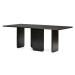 Čierny jedálenský stôl Teulat Arq, 200 x 100 cm