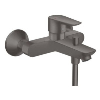 Vaňová batéria Hansgrohe Talis E bez sprchového setu 150 mm kartáčovaný černý chrom 71740340