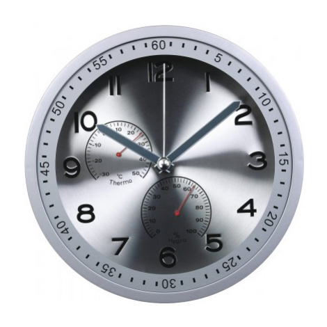 Nástenné hodiny MPM, 3085.7070 - strieborná/strieborná, 30cm