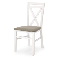 Sconto Jedálenská stolička DORAESZ biela/hnedá