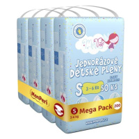 MONPERI Jednorazové plienky Klasik S 3-6 kg Mega Pack