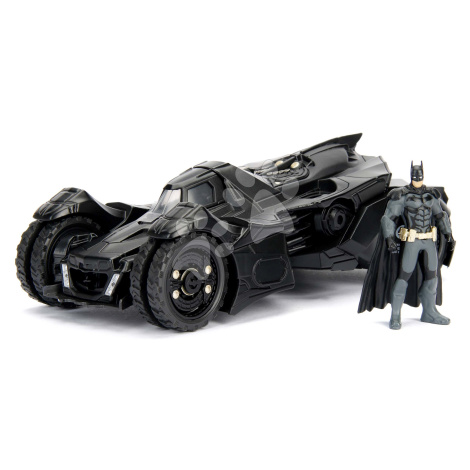 Autíčko Batman Arkham Knight Batmobile Jada kovové s otvárateľným kokpitom a figúrkou Batmana dĺ