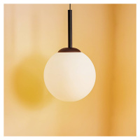 Závesná lampa Bosso 1-plameňová biela/čierna 40 cm