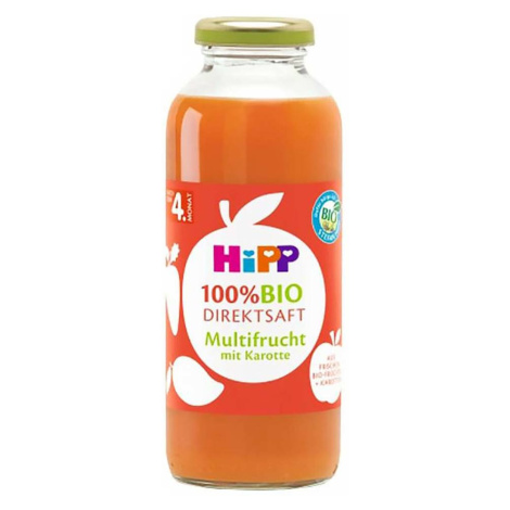 HIPP 100% BIO JUICE Ovocná šťava s mrkvou 330 ml