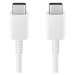 EP-DX310JWE Samsung USB-C/USB-C Dátový Kábel 3A 1.8m White (Bulk)