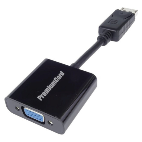 PremiumCord adaptér DisplayPort - VGA M/F 15cm