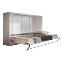 Sconto Sklápacia posteľ CONCEPT PRO CP-05 biela vysoký lesk, 120x200 cm