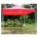Tradgard CLASSIC 40973 Záhradný párty stan nožnicový - 3 x 3 m červený