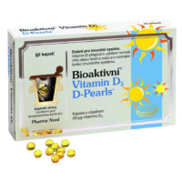 BIOAKTIVNÍ Bioaktívne Vitamin D3 D Pearls 80 kapsúl