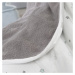 Bielo-sivá bavlnená detská deka 80x80 cm Strenenzauber – Roba