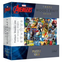 Trefl Drevené puzzle 1000 - Marvel Universe Komiks