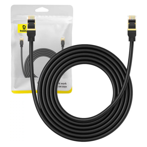 Kábel Baseus Network cable cat.8 Ethernet RJ45, 40Gbps, 3m (black)