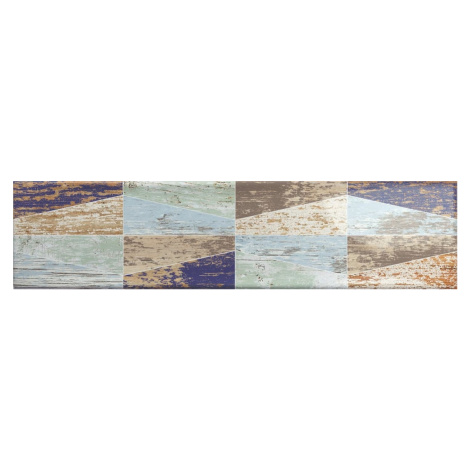 Dekor Ribesalbes Ocean mix farieb Wood 7,5x30 cm lesk OCEAN2720