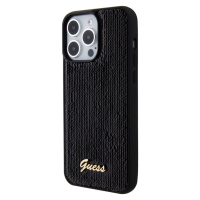 Guess Sequin Script Logo Apple iPhone 15 Pro Max GUHCP15XPSFDGSK Black