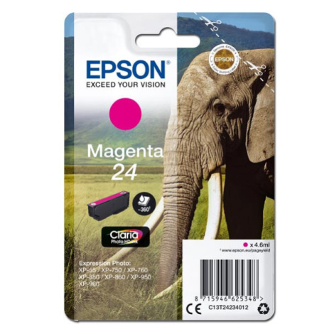 Epson T2423 C13T24234012 purpurová (magenta) originálna cartridge