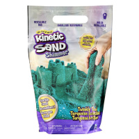 Kinetic Sand balenie trblietavého modrozeleného piesku 0,9 kg