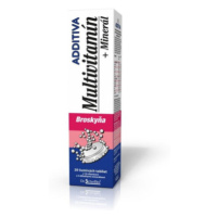 Additiva Multivitamin + Mineral Broskyňa šumivé tablety 20 tbl