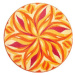 GRUND TANČIACA OBLOHA Mandala kruhová o 80 cm, oranžová