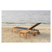 Záhradný odkladací stolík z tíkového dreva 43x43 cm Aquariva – Ezeis