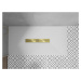 MEXEN/S - Toro obdĺžniková sprchová vanička SMC 180 x 80, biela, mriežka zlatá 43108018-G