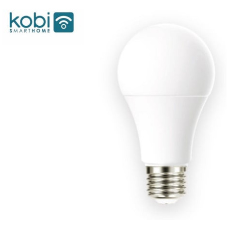 Žiarovka LED SMART 8,5W, E27 - A60, RGB+3000-6000K WiFi , 806lm, Ra 80, 180° (Kobi)