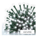 LED vánoční rampouchy Rasta s programy 10 m studená bílá