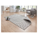 Kusový koberec Twin Supreme 103432 Palma grey creme Rozmery kobercov: 80x350