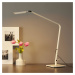 Vibia Flex – stolná LED lampa, lesklá biela