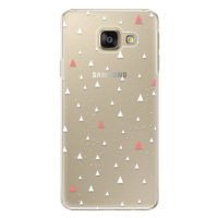 Plastové puzdro iSaprio - Abstract Triangles 02 - white - Samsung Galaxy A5 2016
