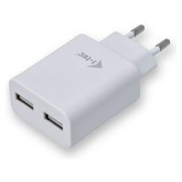 i-tec USB Power Charger 2 Port 2.4A biely