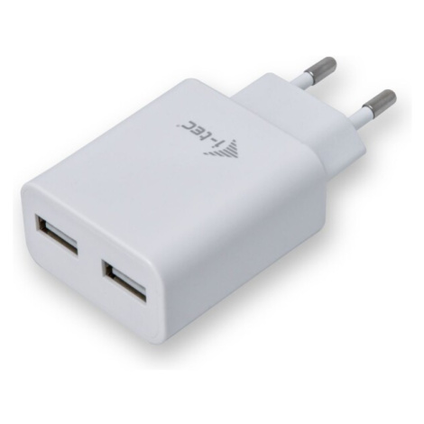 i-tec USB Power Charger 2 Port 2.4A biely