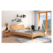 Dvojlôžková posteľ z bukového dreva 160x200 cm v prírodnej farbe Sund – Skandica