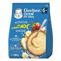 Gerber Cereal Mliečna KAŠA Dobrú noc Ovocná