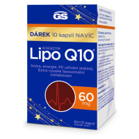 GS Koenzým lipo Q10 60 mg 60 + 10 kapsúl NAVYŠE