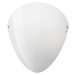 Ovalina – nástenné svietidlo E27 lesklé biele