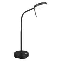 Čierna LED stolová lampa (výška  45 cm) Moreno – Trio