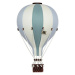 Dadaboom.sk Dekoračný teplovzdušný balón- zelená/modrá/krémová - M-33cm x 20cm