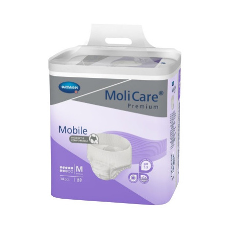 MoliCare Premium Mobile 8 kvapiek M plienkové nohavičky naťahovacie 14 ks