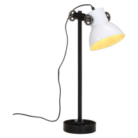 vidaXL Stolová lampa 25 W biela 15x15x55 cm E27